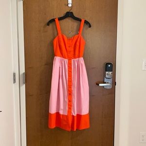 New coral and pink Kate spade dress